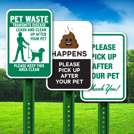 Stress-Free Signage – all aluminum signs are covered with a 5-year guarantee!