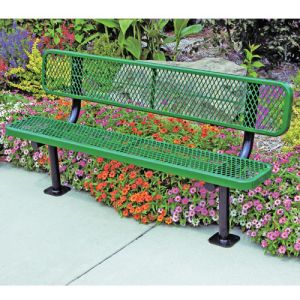 Thermoplastic Steel Benches - 6'