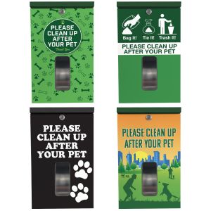 Metal Designer Pet Waste Bag Dispenser Box