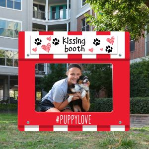 Dog Park Photo Booth - Kissing Booth