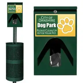 Semi-Custom Dispenser Box Pet Station with Rain Guard