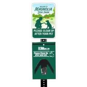 Custom Basic Pet Waste Station