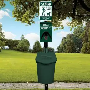 Metal Combo Pet Waste Station