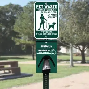Basic Pet Waste Eliminator Station