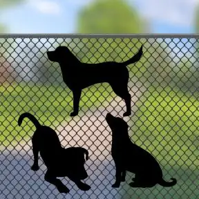 Dog Park Fence Art - Dog Squad