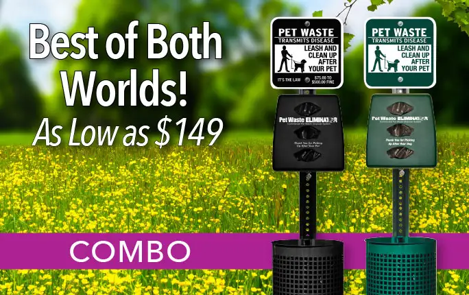 Best of both worlds - Combo Pet Waste Stations as low as $149.