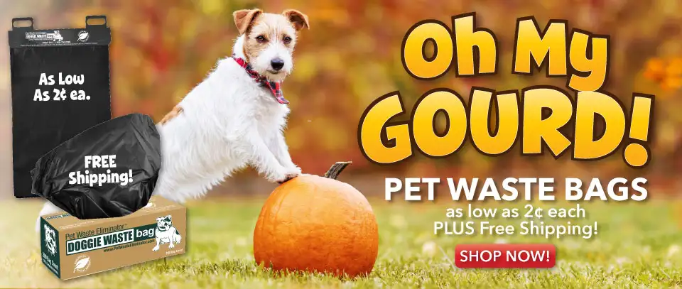 Oh My Gourd! Pet Waste Bags as low 2&cent; each PLUS Free Shipping &ndash; Shop Now!